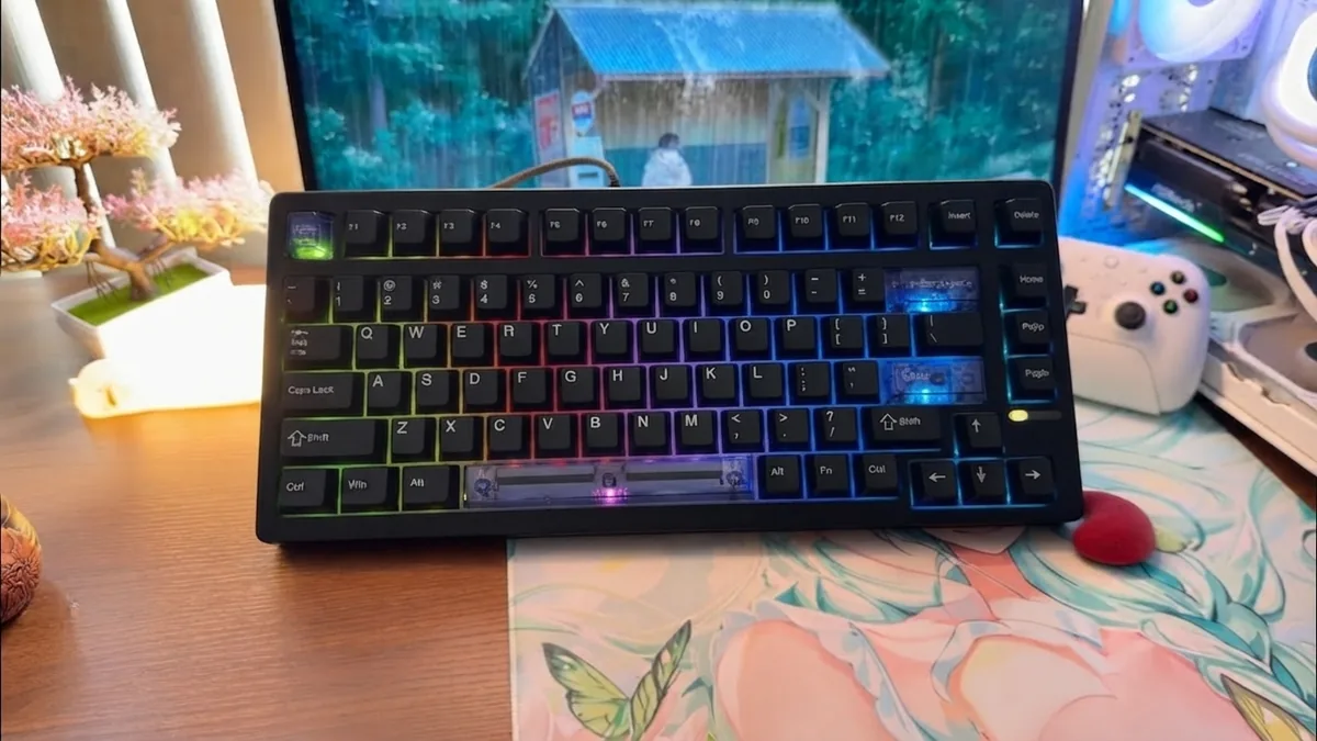 EPOMAKER HE80: teclado magnético 75% para jogo e digitação