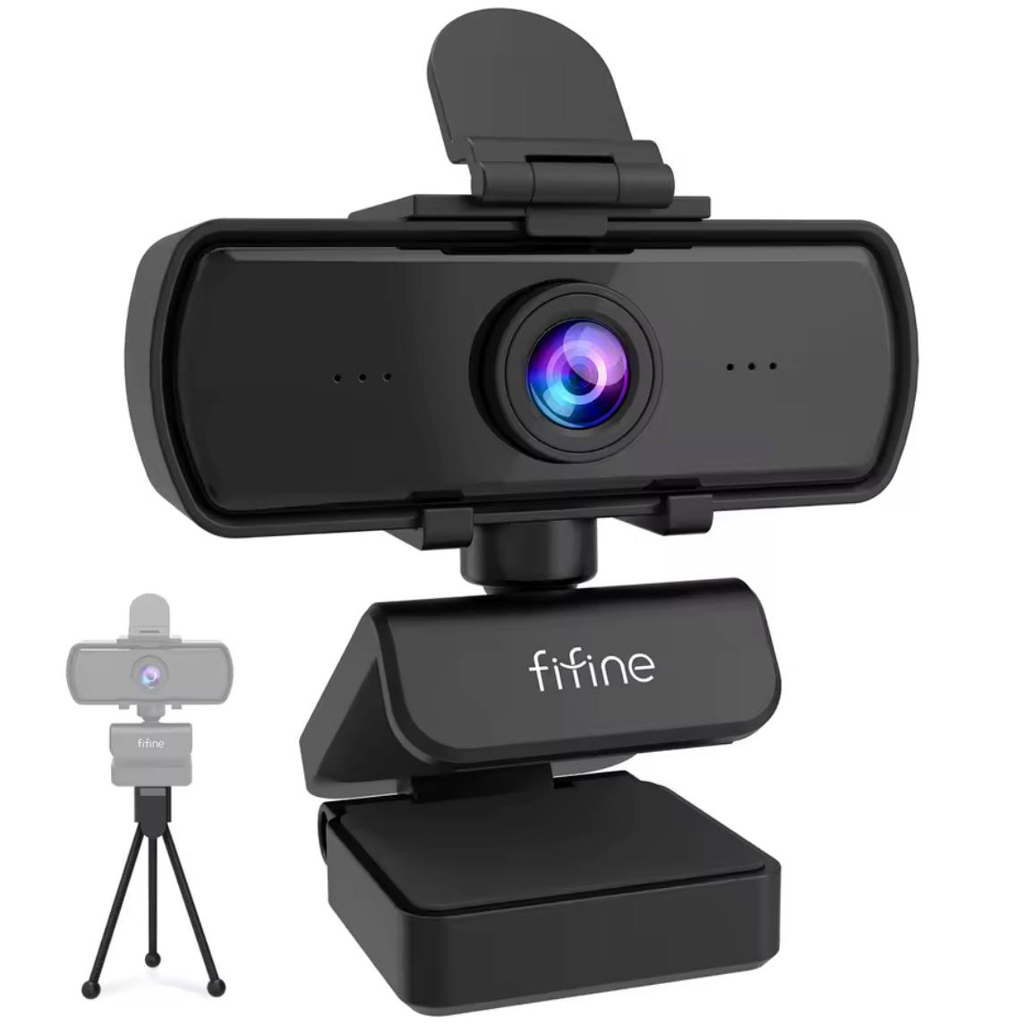 Webcam Fifine K420 2K Com Microfone 1440p tripé k 420
