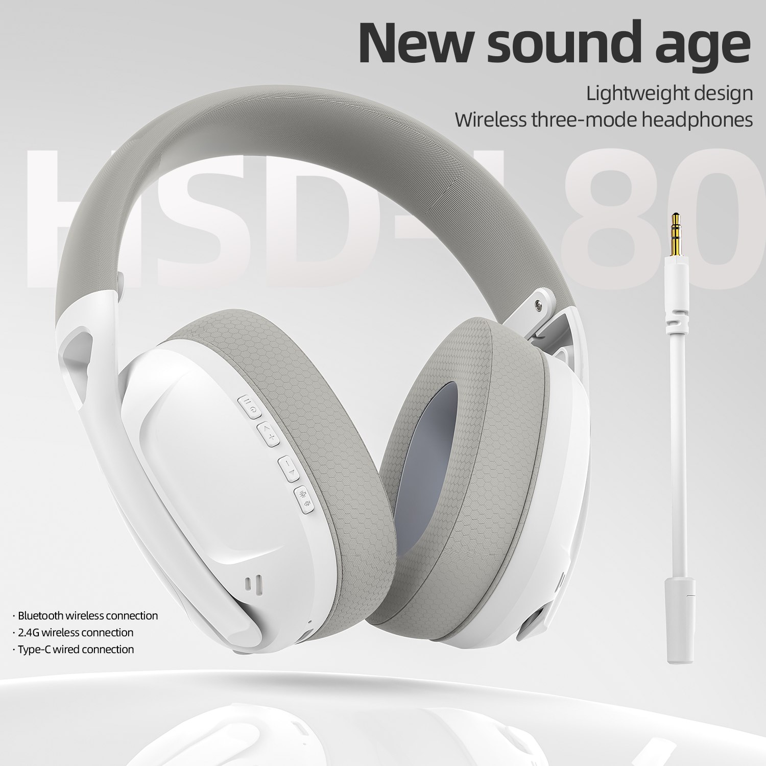 Headset SMAILWOLF L80 Bluetooth wireless wired three-mode COR BRANCA