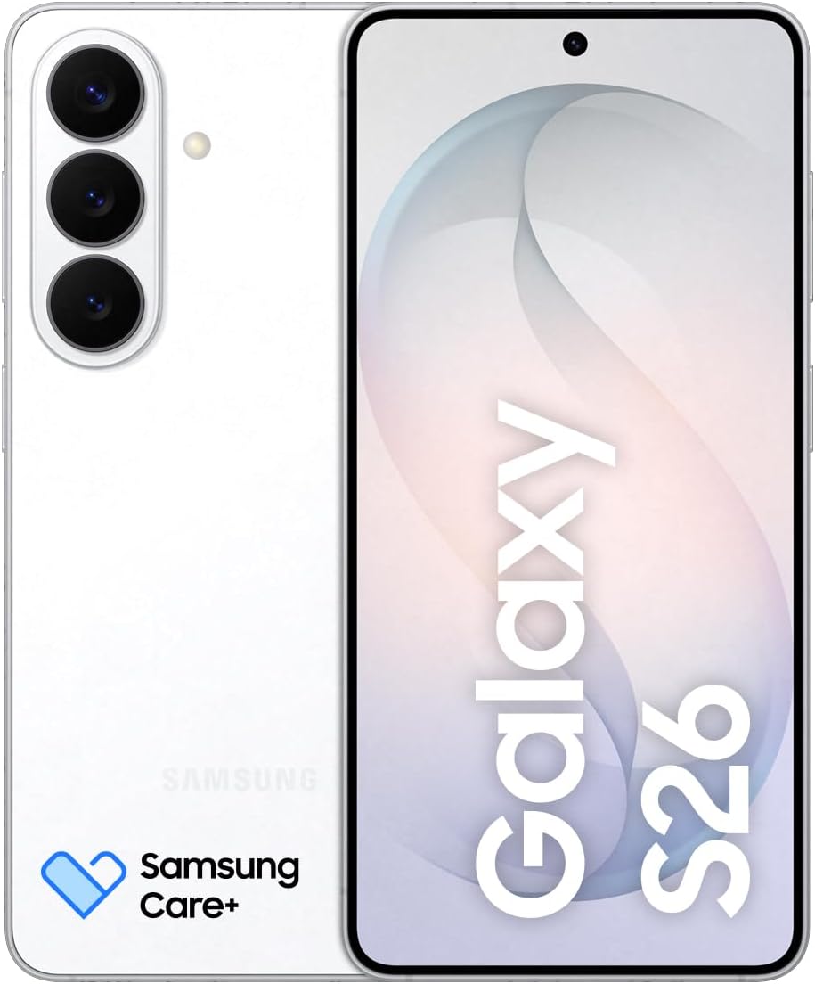 Celular Samsung Galaxy S26 5G, 256GB, 12GB RAM, Câmera Tripla de 501210, Tela Grande de 6.3 - Branco