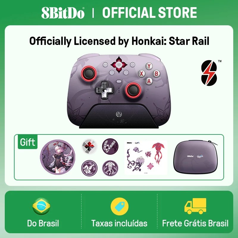 Controle 8BitDo Ultimate 2 Evernight Honkai Star Rail