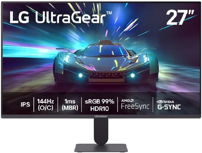 Monitor LG UltraGear 27 144Hz 27G411A-B FHD, 1ms MBR, NVIDIA G-SYNC, AMD FreeSync, HDR10