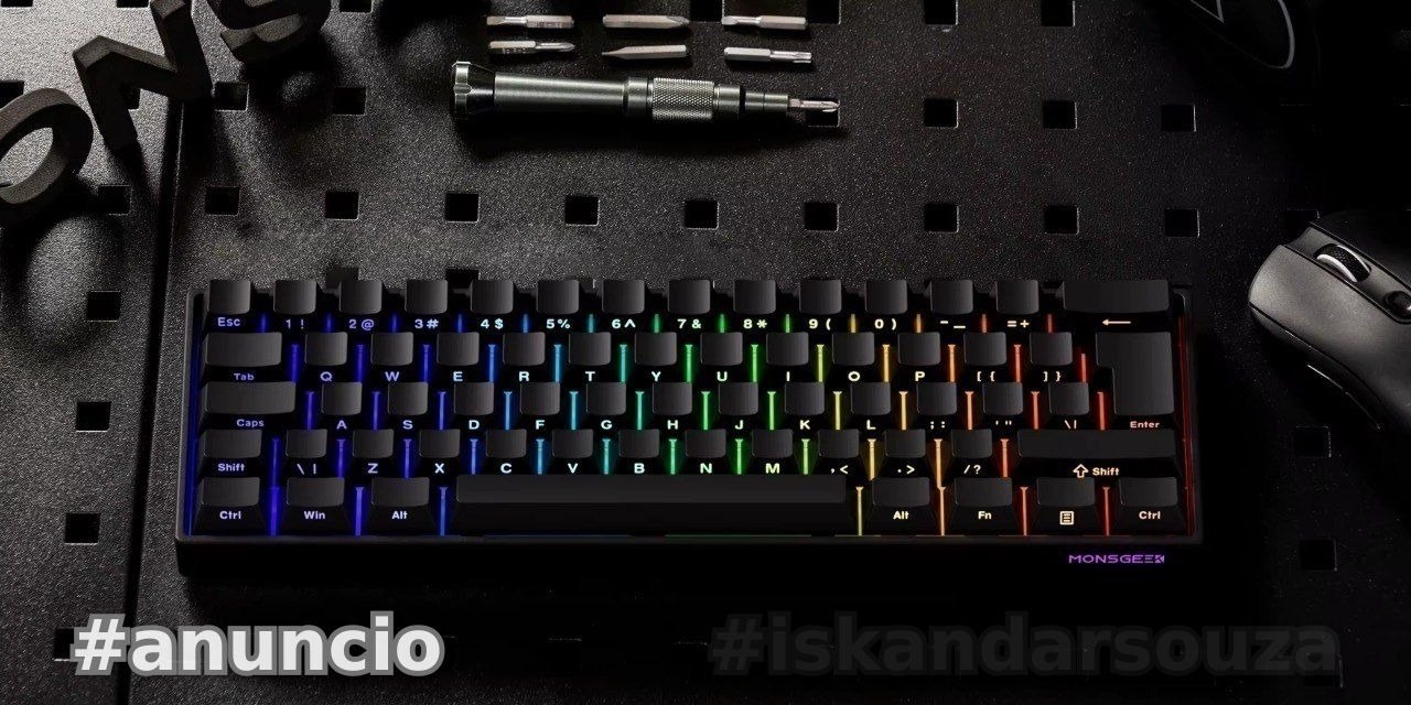 Teclado Magnético MonsGeek Akko Fun60 com fio RT 0.01mm 0.125ms 8000hz fun60pro fun 60