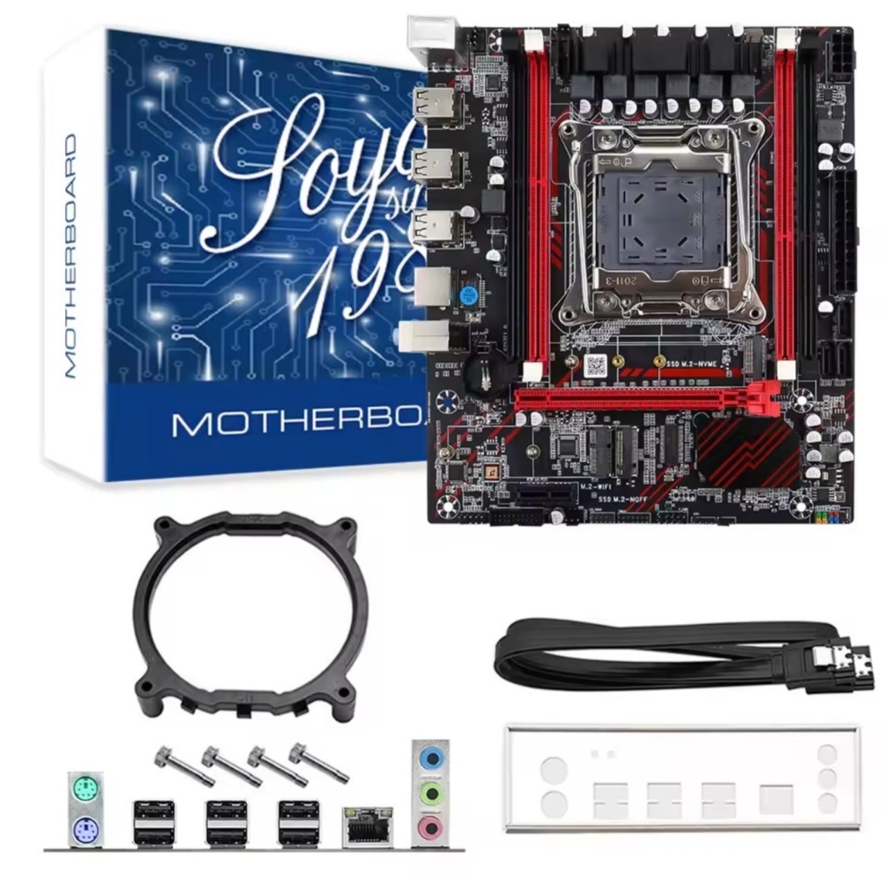 Placa Mãe Soyo x99 SY D3 DDR3, Suporte ao TPM 2.0