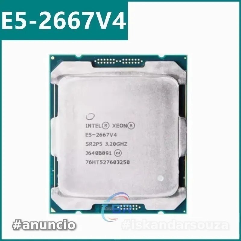 Xeon E5 2667v4 x99 Processador CPU Intel 2667 v4