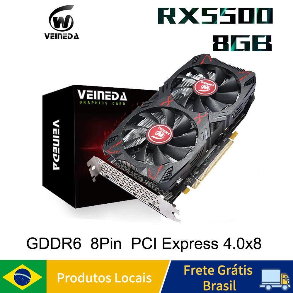 RX 5500 8GB Veineda Pcie 4.0