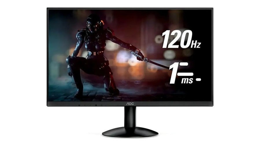 Monitor Gamer Aoc 21.5 Full Hd Gaming 120hz 1ms 22b30hm23 Cor Preto