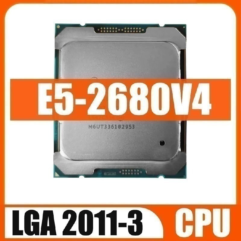 2x Xeon E5 2680v4 x99 Processador CPU 2680 v4