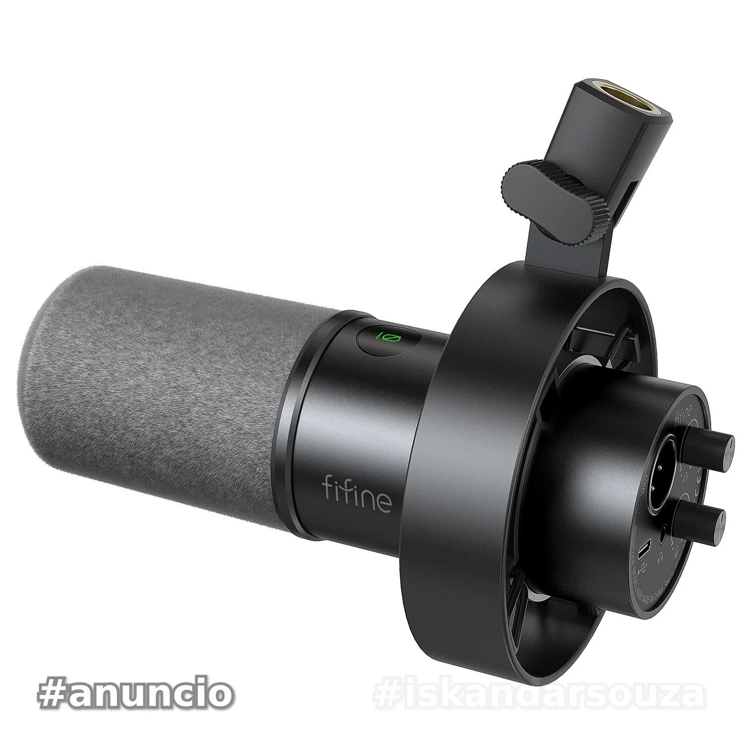 Microfone Dinämico Fifine K688 USBXLR, toque para mutar, K 688