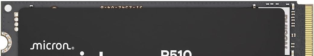 Crucial SSD NVMe P510 1TB Gen5, até 11.000 MBs, SSD PCIe 5.0 M.2 2280, unidade de estado sólido interna, compatível com laptop, desktop  software Acronis - CT1000P510SSD8-01