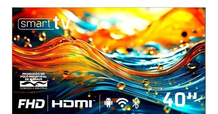 Smart Tv Hq 40 Full Hd Android 12 Slim Hqs40nkhm