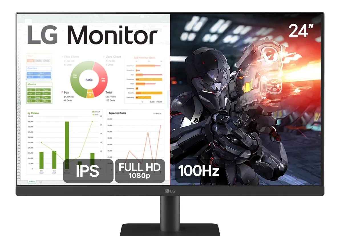 Monitor Gamer LG 24 IPS 100hz 24ms500-b Fullhd