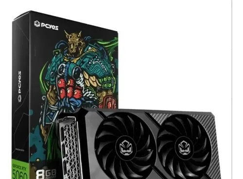 Placa De Vídeo Pcyes Geforce Rtx 5060 8gb Gddr7 128 Bits