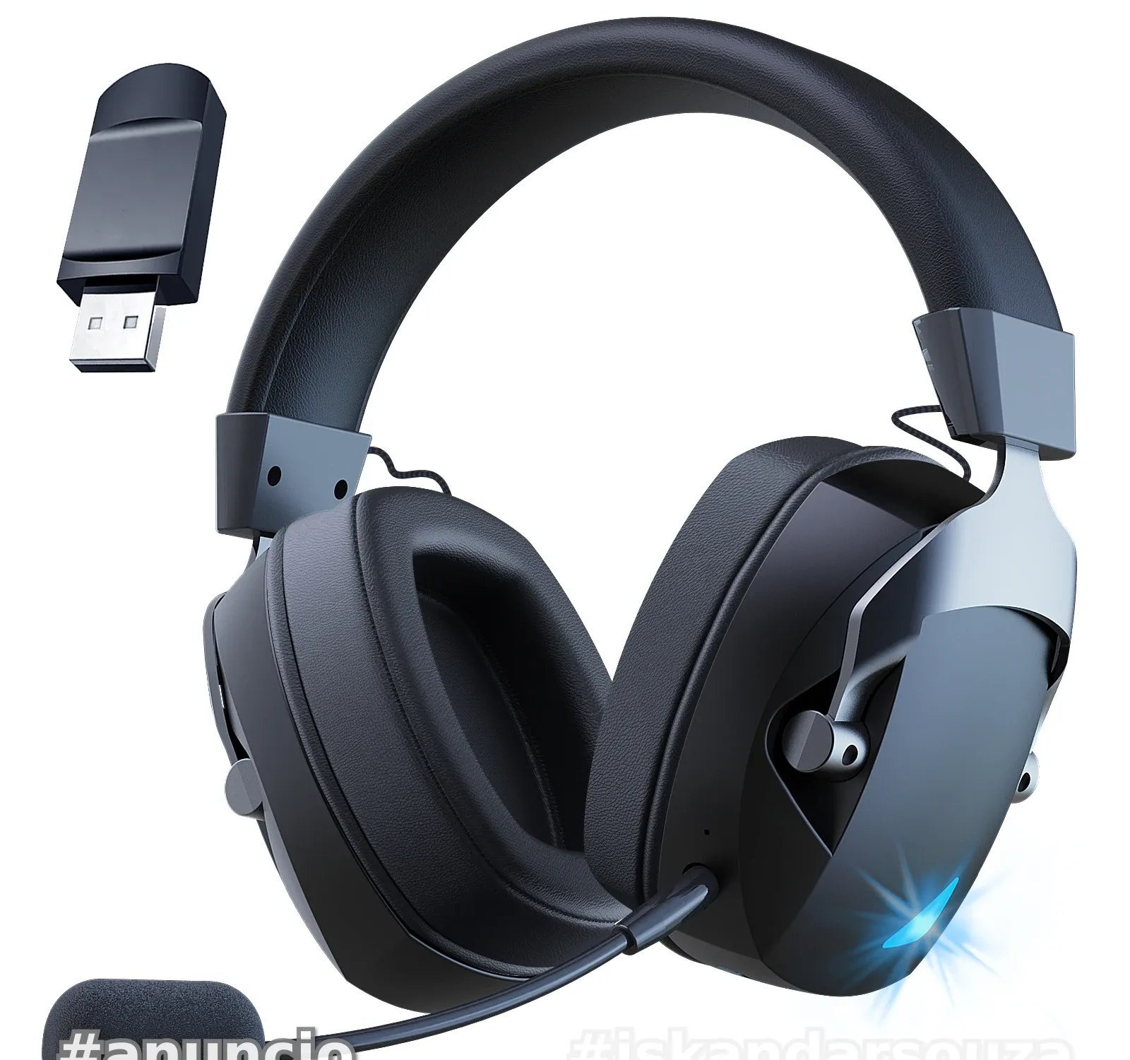 BL100 Headset Wireless Acinaci BL 100 BL100PRO PRO 2.4G Sem Fio Bluetooth USB 3.5mm 1200mAh