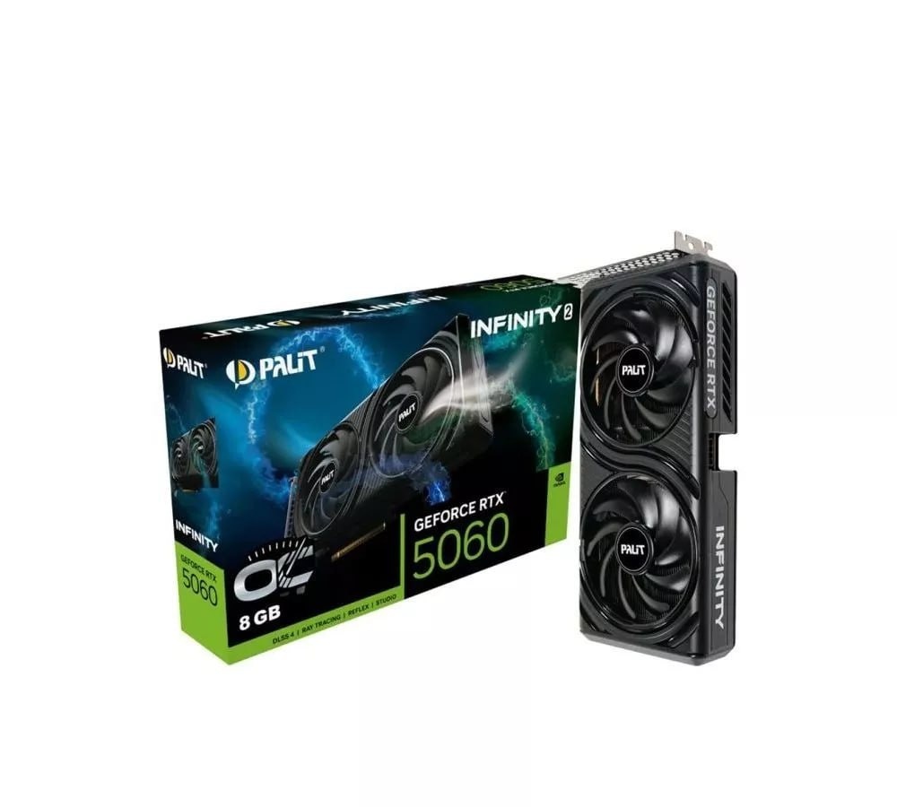 Placa de Vídeo NVIDIA GeForce PALIT RTX5060 8GB INFINITY 2 OC GDDR7 - 0120111-01