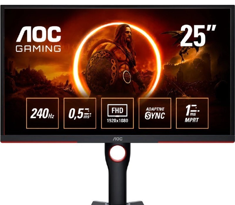 Monitor Gamer AOC Destiny 24,5 240Hz 25G3ZM Full HD FreeSync