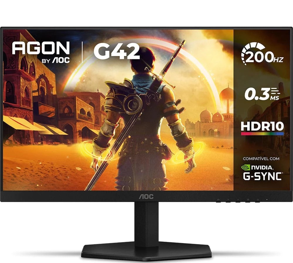 Monitor Gamer AOC AGON G42 24 200Hz 0,3ms IPS 24G42HE