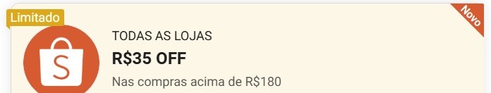 NOVO CUPOM SHOPEE