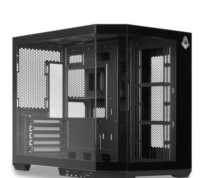 Gabinete Gamer Aquário Mancer CV700L, Mid Tower, Lateral De Vidro, Preto, MCR-CV700L-BK