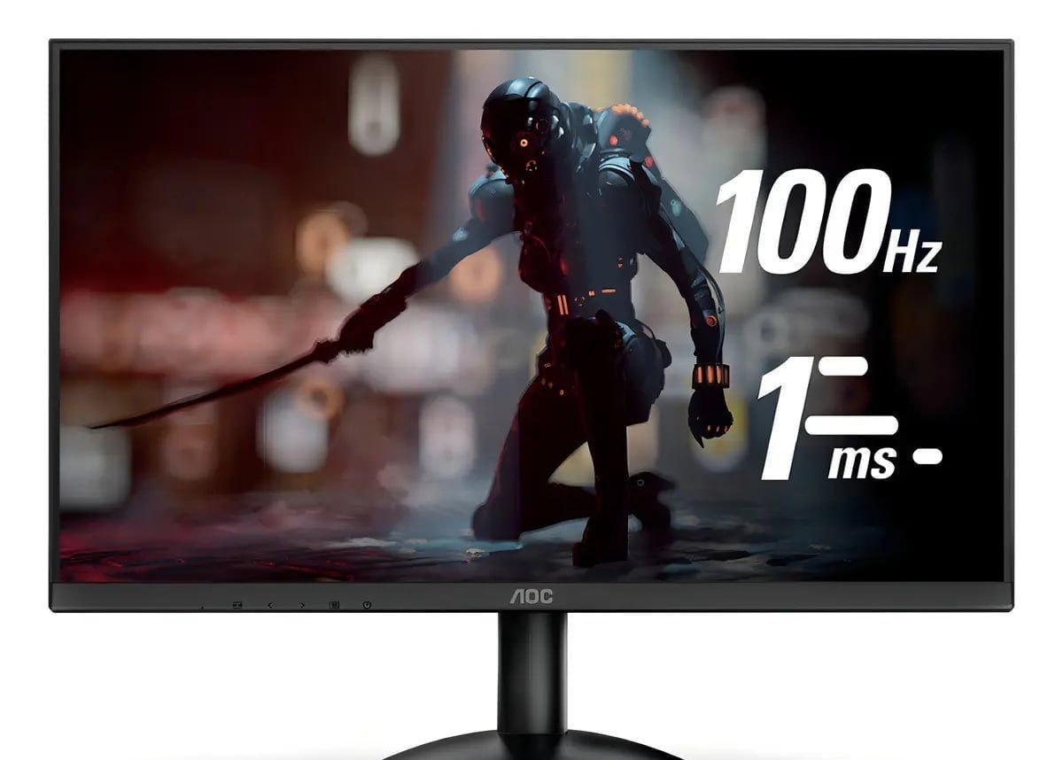 Monitor Aoc Série B30 24b30hm2 23,8 Fhd W-led Vga Hdmi 1ms