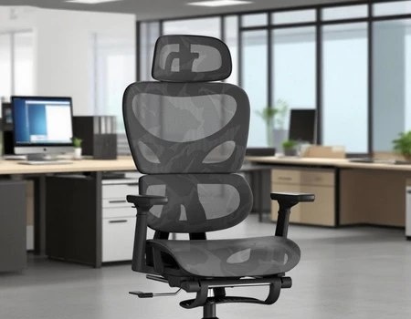 YESOP Cadeira De Escritório Ergonômica Com Apoio Lombar E De Pernas Assento Zero Gravity Cor Preto
