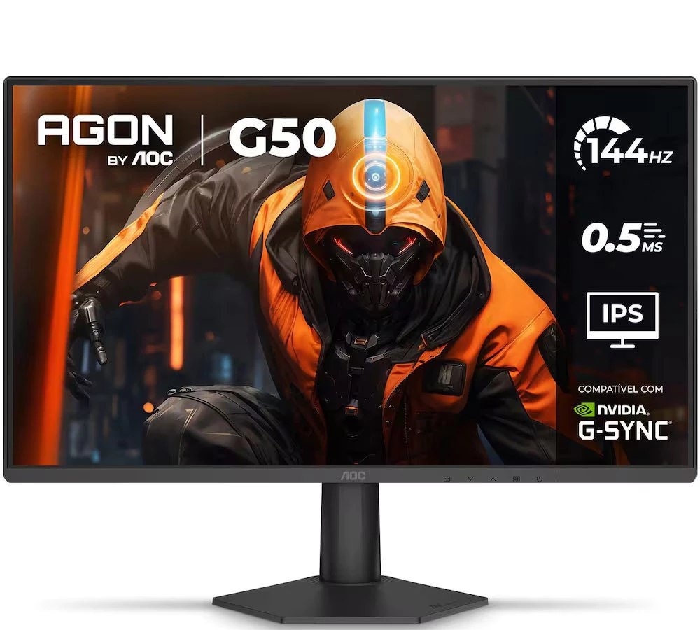 Monitor Gamer 27 AGON 27G50F 144Hz G-Sync 0,5ms HDR10 AOC