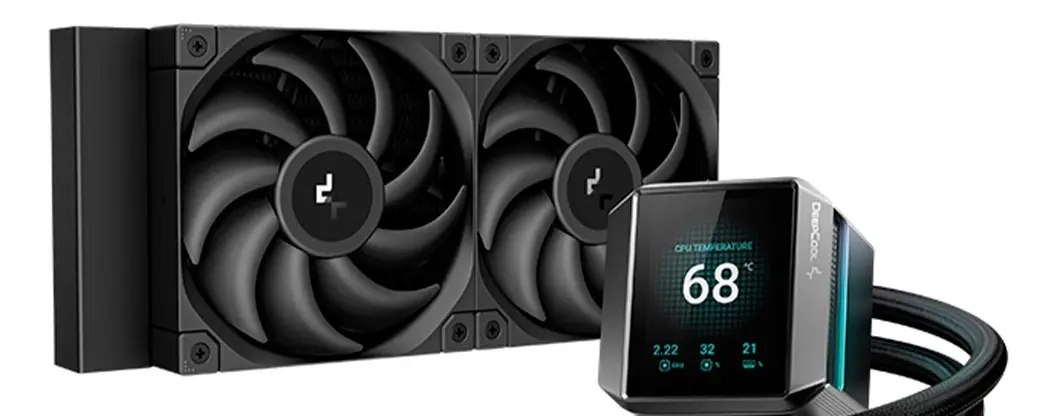 Water Cooler 240mm Deepcool Mystique Tela Lcd 2.8