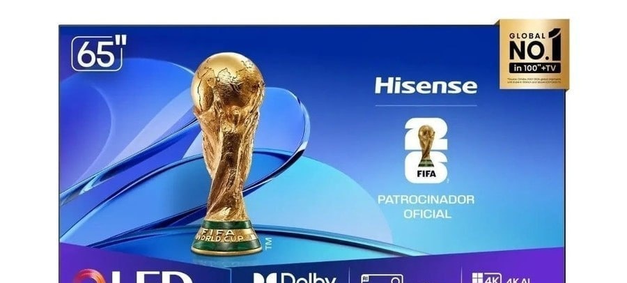 Hisense Smart Tv 4k 65 Polegadas 65q6qv Qled Com Dolby Vision,hdr10,hlg,filmmaker Mode, Compatibilidade Alexa E Google