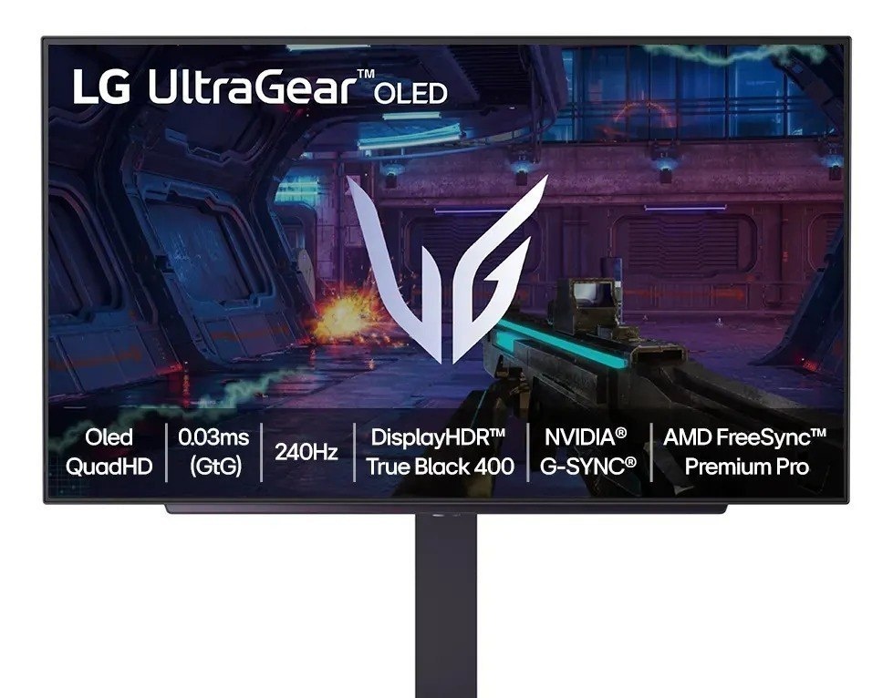 Monitor LG OLED UltraGear 27GX704A-B 27, 240Hz, QuadHD 2K, 0.03ms GtG, NVIDIA G-SYNC, AMD FreeSync Premium Pro, Vesa AdaptiveSync, HDR True Black 400
