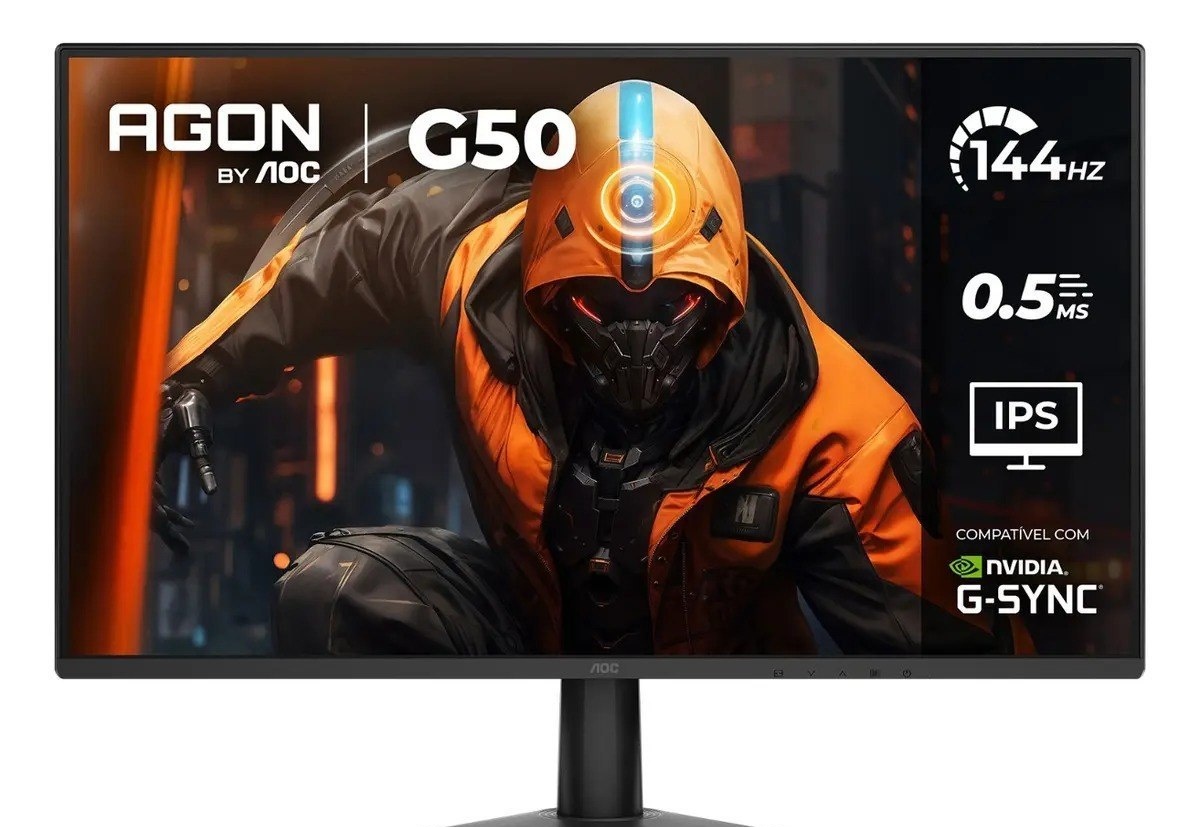 Monitor Gamer AOC AGON G50 27 144Hz 0,5ms 27G50F