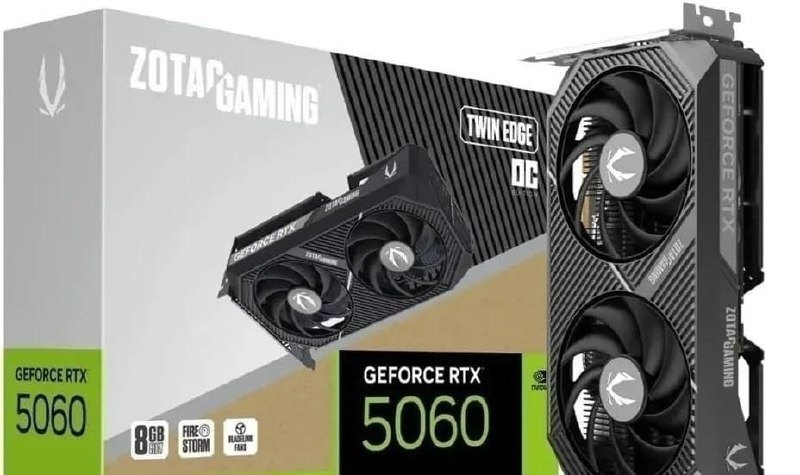 RTX5060 ZOTAC GAMING GEFORCE RTX 5060 8GB 128BITS GDDR7 TWIN EDGE OC ZT-B50600H-10M