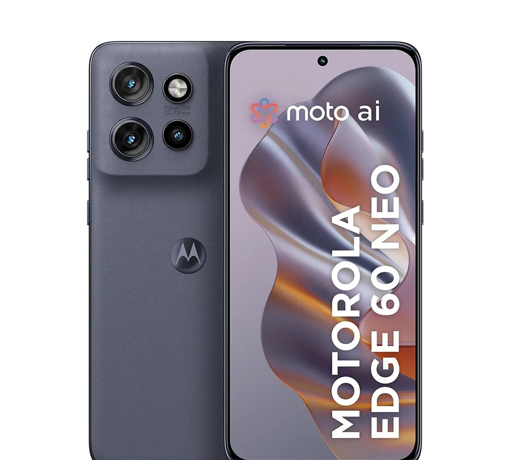 Smartphone Motorola Edge 60 Neo 5G - 256GB 24GB 12GB RAM  12GB Ram Boost 50MP Sony Camera Moto AI e tela 1.5K Super HD - Cinza