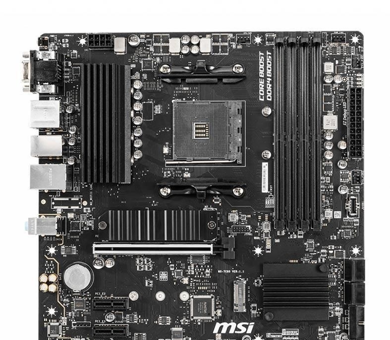 Placa Mãe MSI B550M PRO-VDH AM44xDDR4HDMIDisplayPort, VGA, M.2, USB 3.2