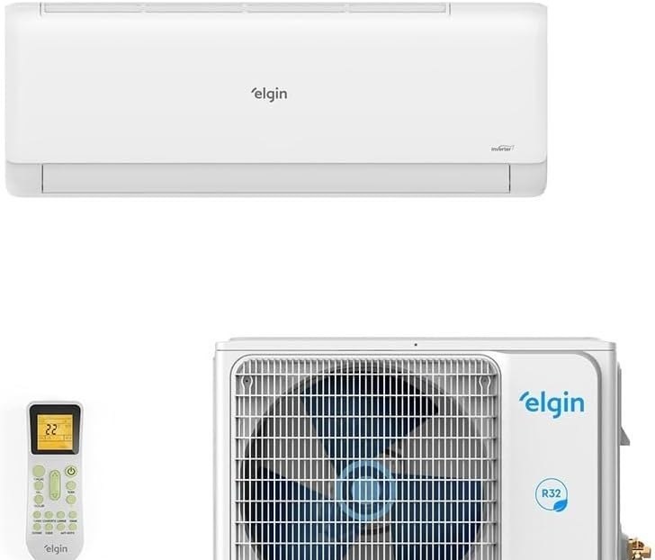 Ar-Condicionado Split HW Inverter Elgin Eco III Wi-Fi 12.000 BTUs R-32 QuenteFrio 220V