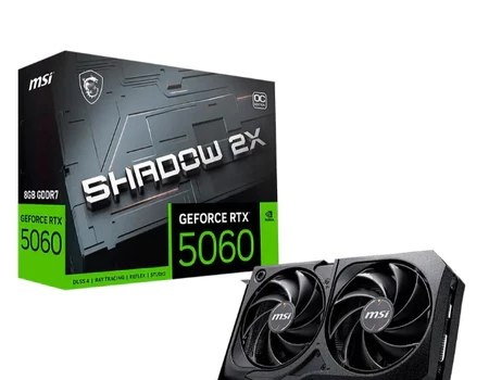 RTX 5060 PLACA DE VIDEO GEFORCE RTX 5060 SHADOW 2X NVIDIA