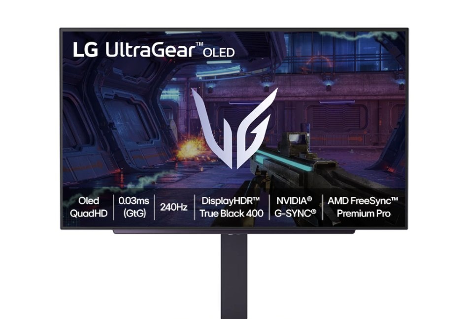Monitor LG OLED UltraGear 27GX704A-B 27, 240Hz, QHD 2K, 0.03ms GtG, NVIDIA G-SYNC, AMD FreeSync Premium Pro, Vesa AdaptiveSync, HDR True Black 400