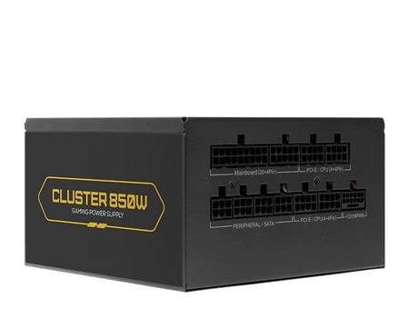 Fonte Pichau Cluster, 850W, PCIe 5.0, Full Modular, 80 Plus Gold, Preto, PG-CL850-BK01