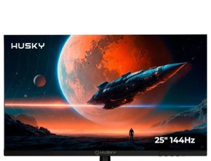 Monitor Gamer Husky Boreal 25, FHD, 144Hz, IPS, Adaptive Sync, DisplayPort e HDMI, HDR - HMG00124PT
