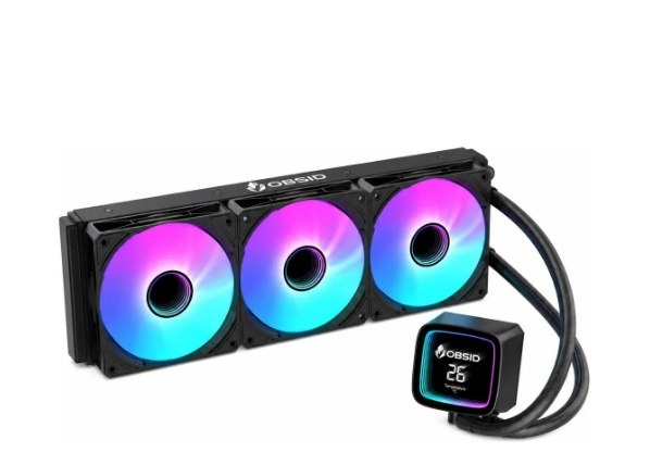 Water Cooler Obsid Pro 360 C Display Lcd E Argb Amd E Intel