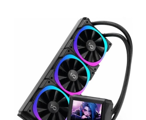 Water Cooler 360mm RGB LCD 3 Fans ARGB Refrigeração Líquida PC Gamer DELTA-CW360LCD