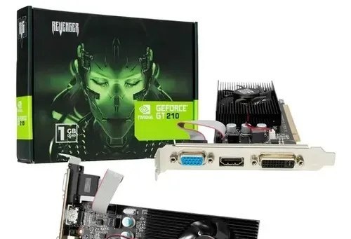 Placa De Vídeo Nvidia Gddr3 200 Series Gt 210 Revenger 1gb