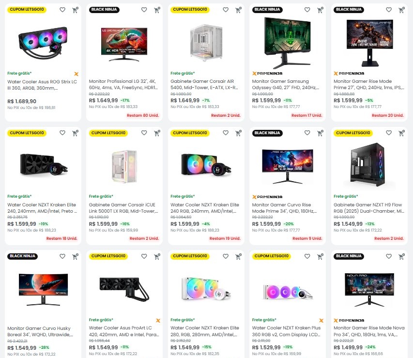 Novo Cupom Kabum
