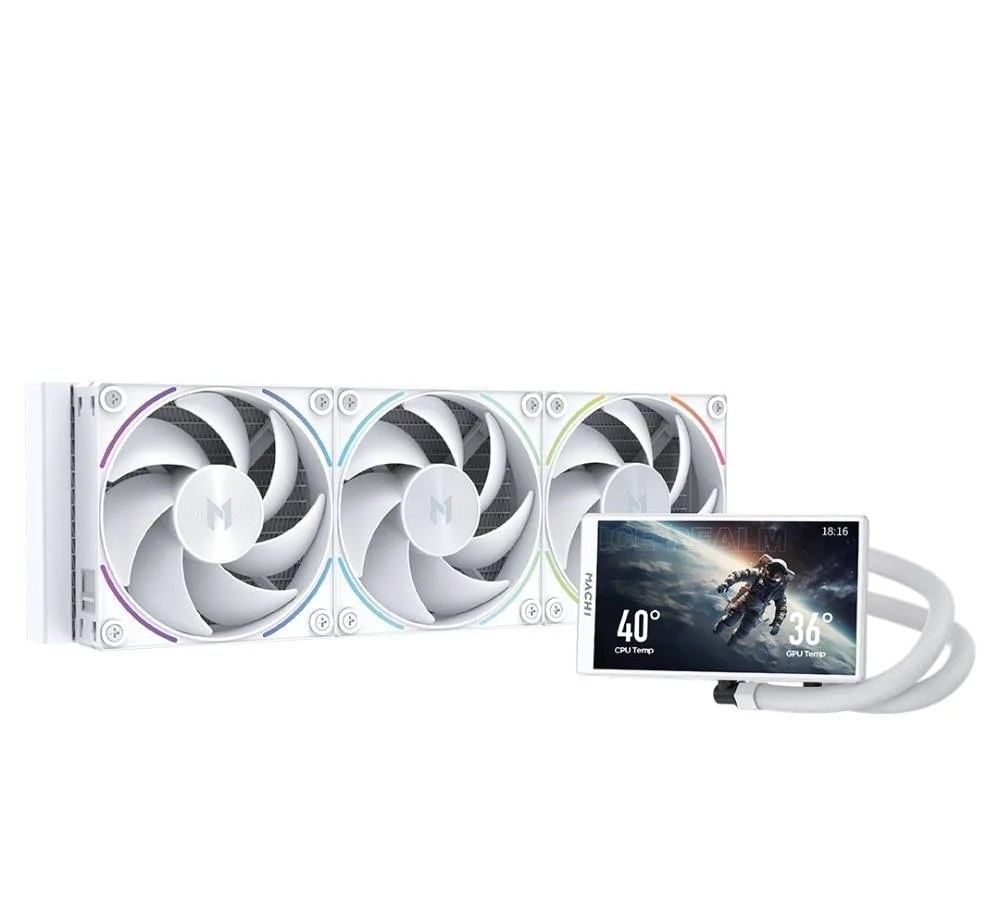 Water Cooler MACH1 POLAR ARGB, 360mm, AMD e Intel, Branco - IRV360WH