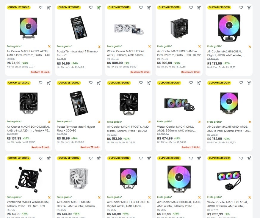 Novo Cupom Kabum em Produtos MACH1
