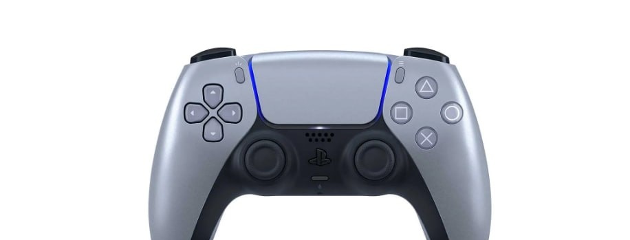 Controle sem Fio DualSense Sony PlayStation Sterling Silver Prata