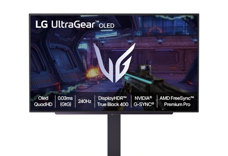 Monitor LG OLED UltraGear 27GX704A-B 27, 240Hz, QHD 2K, 0.03ms GtG, NVIDIA G-SYNC, AMD FreeSync Premium Pro, Vesa AdaptiveSync, HDR True Black 400