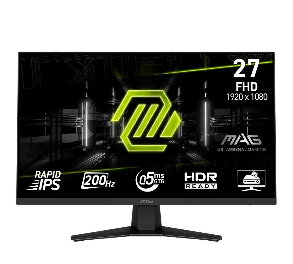 Monitor Gamer MSI MAG 27, Full HD, 200Hz, 0.5ms, Rapid IPS, Adaptive-Sync, HDR Ready, Preto - MAG 274F