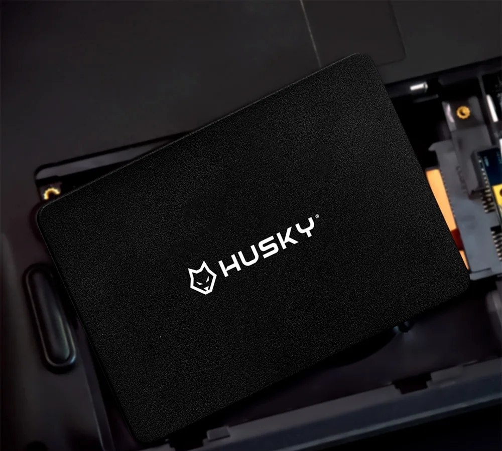 SSD Husky 512GB, SATA III, 2.5, Leitura 520MBs, Gravação 450MBs, Preto - HSSD001512