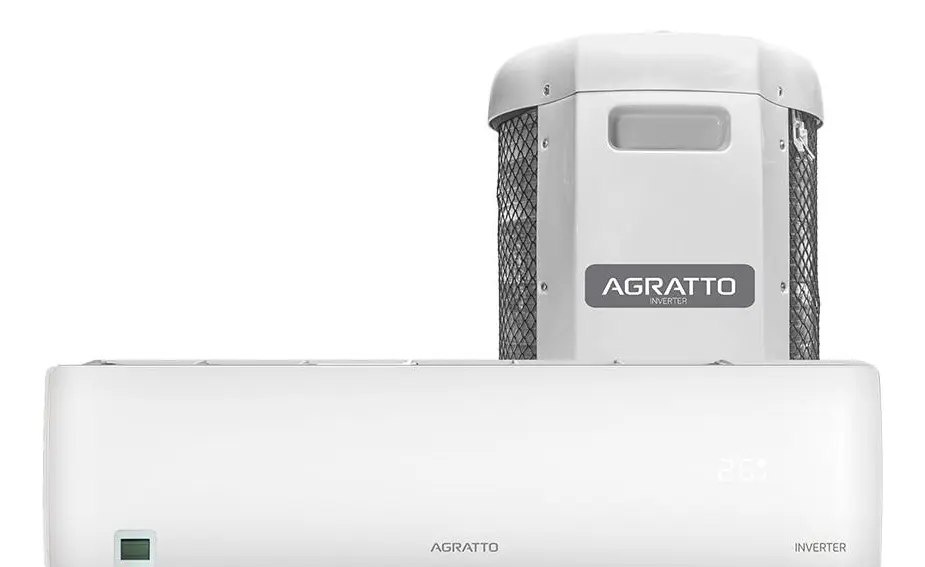 Ar Condicionado Split Agratto Liv Top Inverter 18.000 Btus Quente e Frio R-32