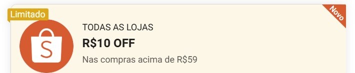 NOVO CUPOM SHOPEE
